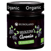 Une collation sucrée d'aronia avec capsule de jus de pomme avec la consistance de la confiture BIO 200g RUNOLAND